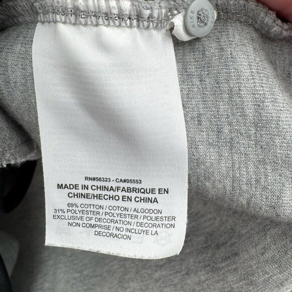 Nike Tech Fleece Asymmetric Cape Zip Hoodie Sweatshirt Women's Large Gray - Picture 9 of 13